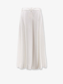 Brunello Cucinelli Women's Sartorial Skirt White
