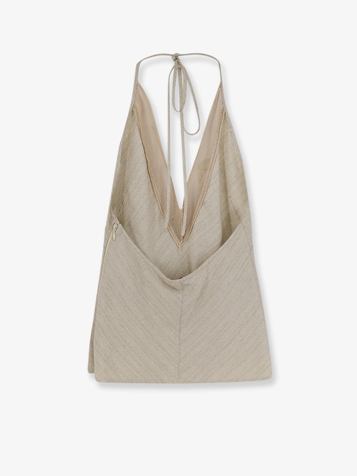 Alysi Women's Viscose and Linen Top White