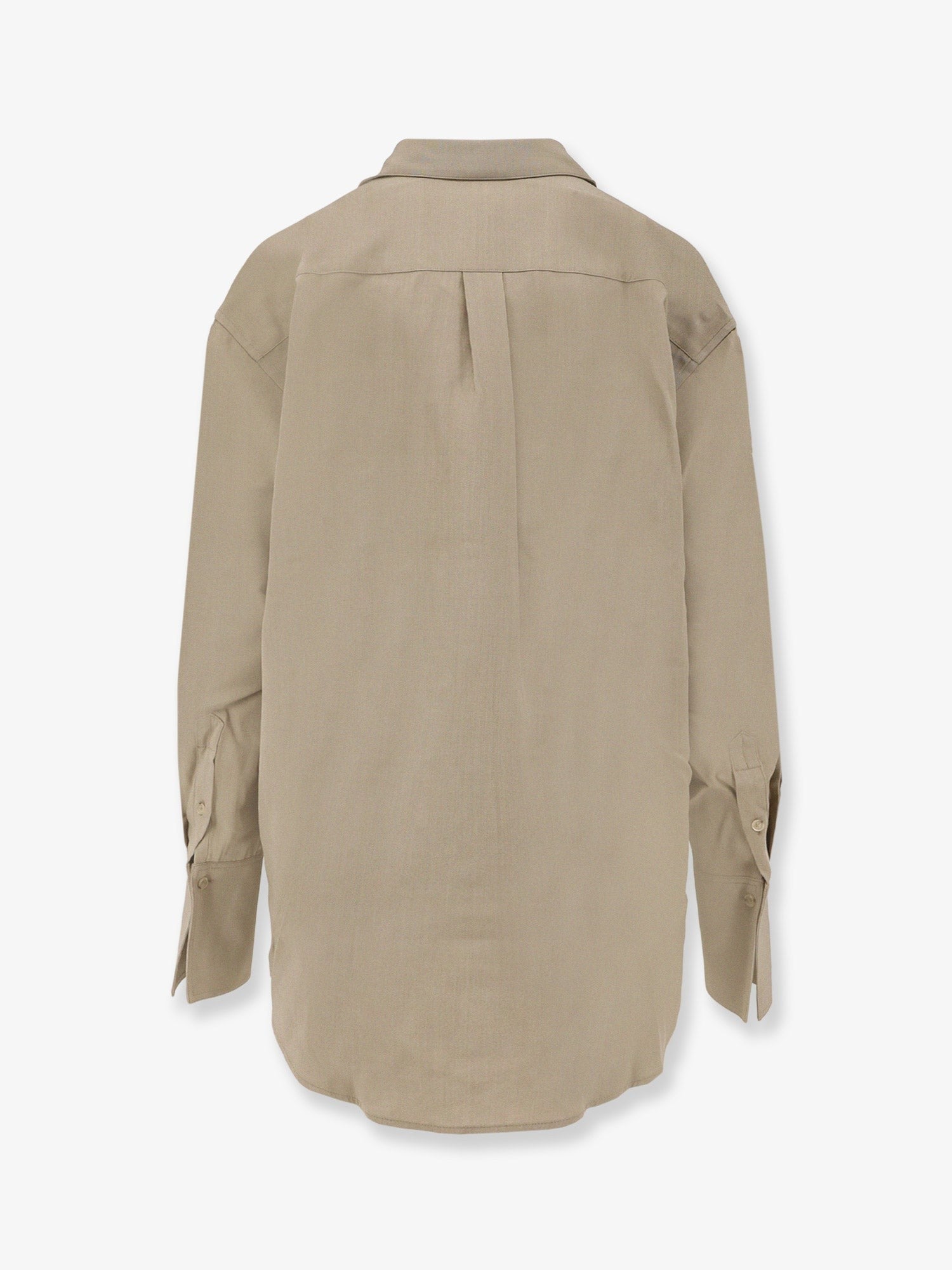 Toteme Women's Viscose and Wool Shirt Beige