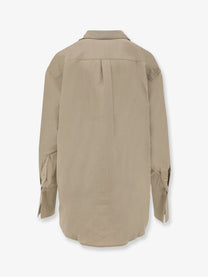 Toteme Women's Viscose and Wool Shirt Beige