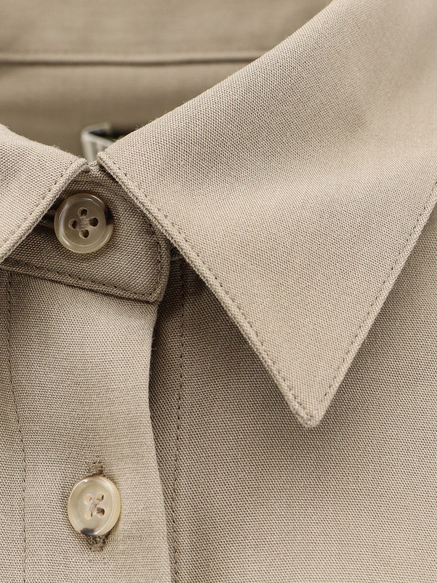 Toteme Women's Viscose and Wool Shirt Beige