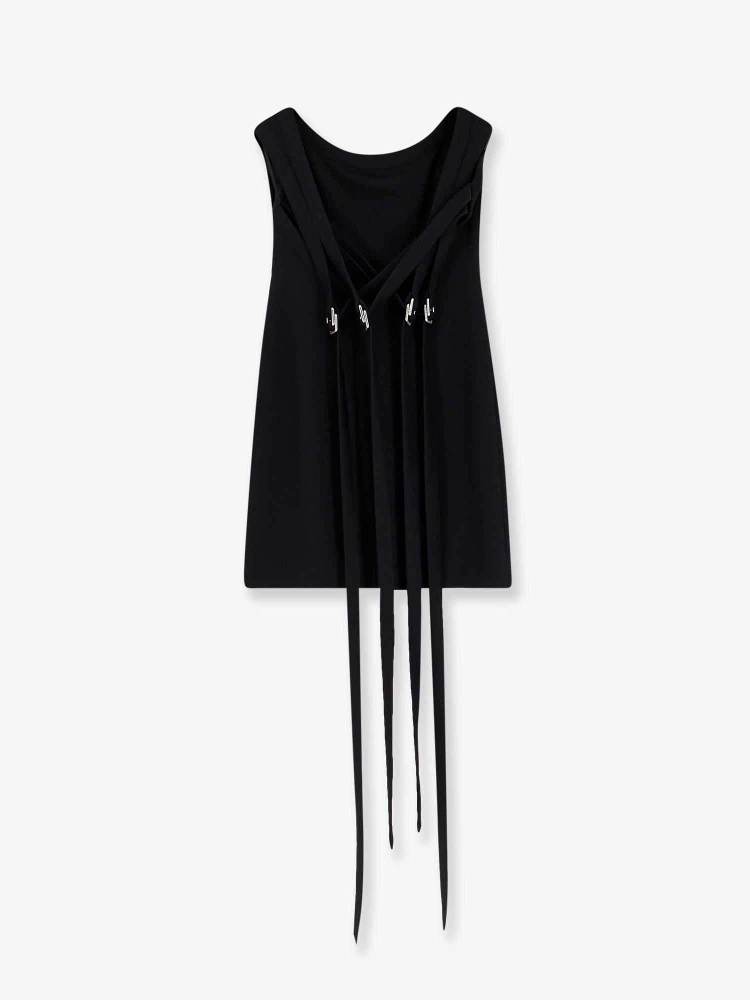 The Attico Women's Viscose Blend Mini Dress Black