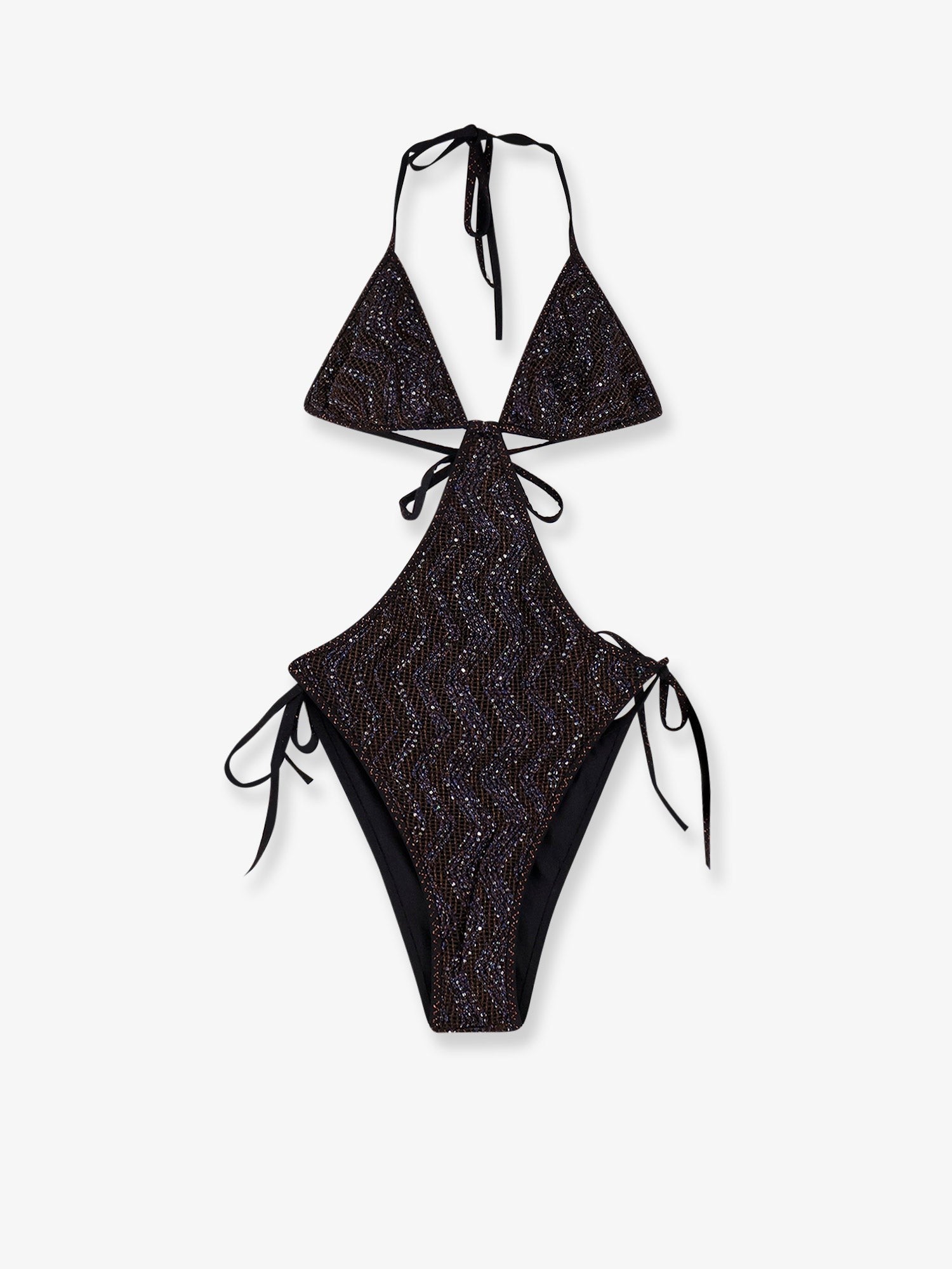 Missoni Women's Viscose Blend One Piece Swimsuit Brown