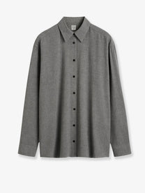 Toteme Women's Viscose Blend Shirt Grey