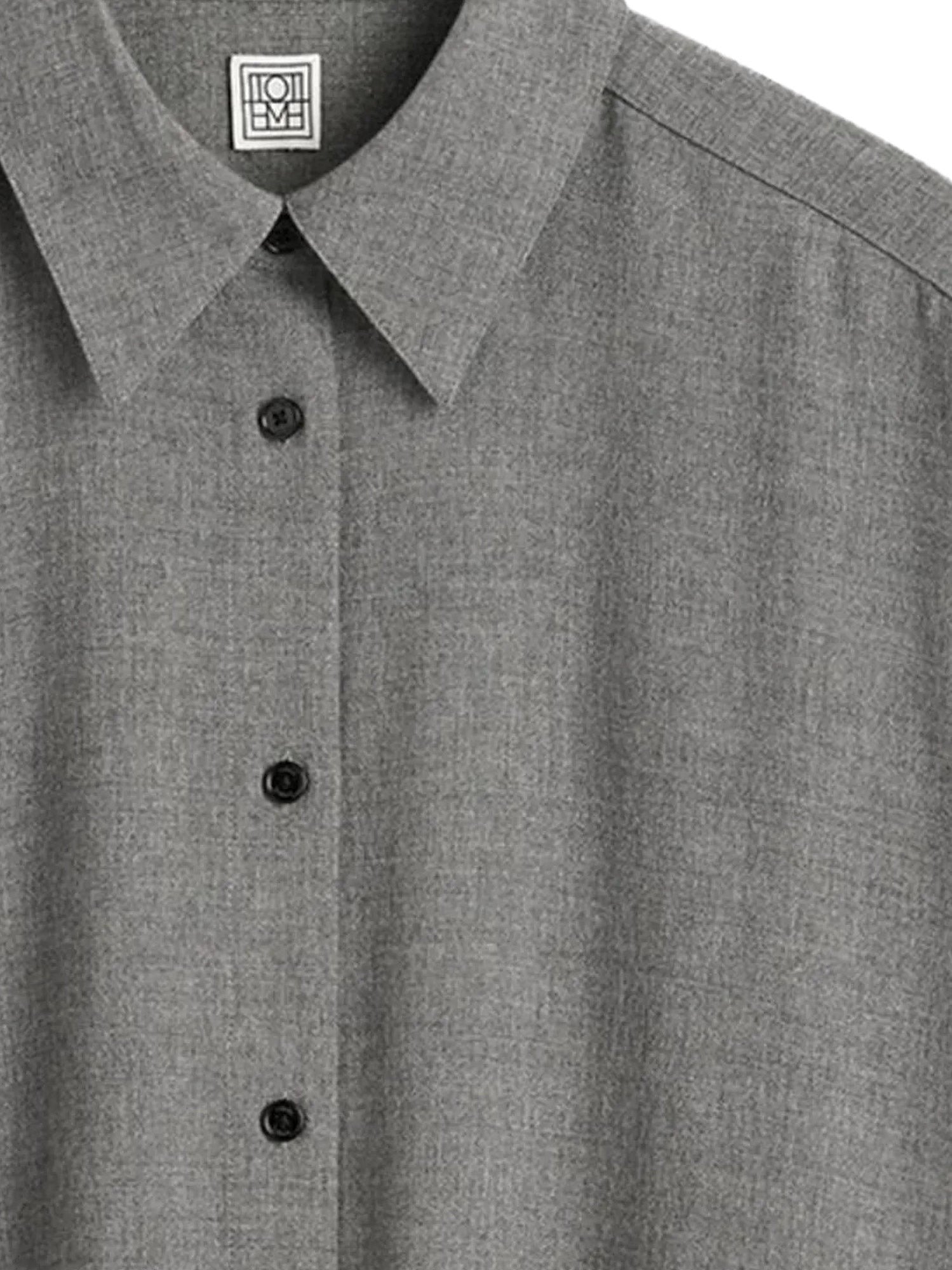 Toteme Women's Viscose Blend Shirt Grey