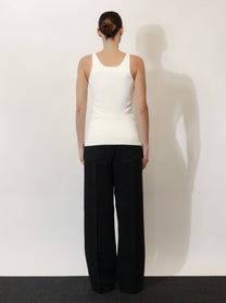 Toteme Women's Viscose Blend Tank Top White