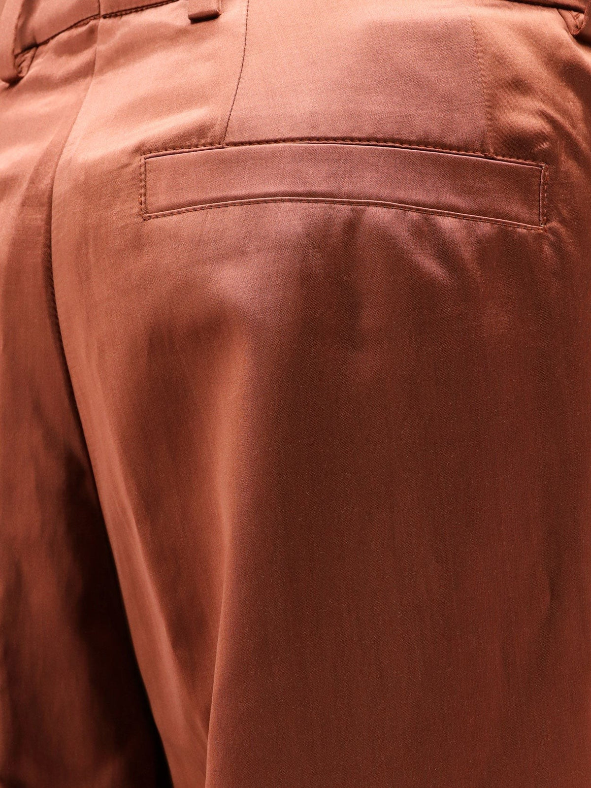 Dries Van Noten Women's Viscose Blend Trousers Choco
