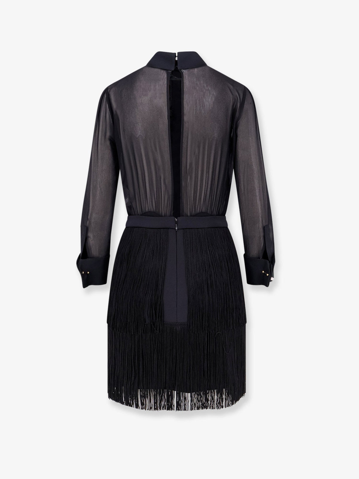 Elisabetta Franchi Women's Viscose Dress Black, view 2