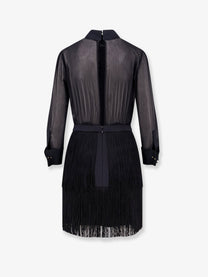 Elisabetta Franchi Women's Viscose Dress Black, view 2