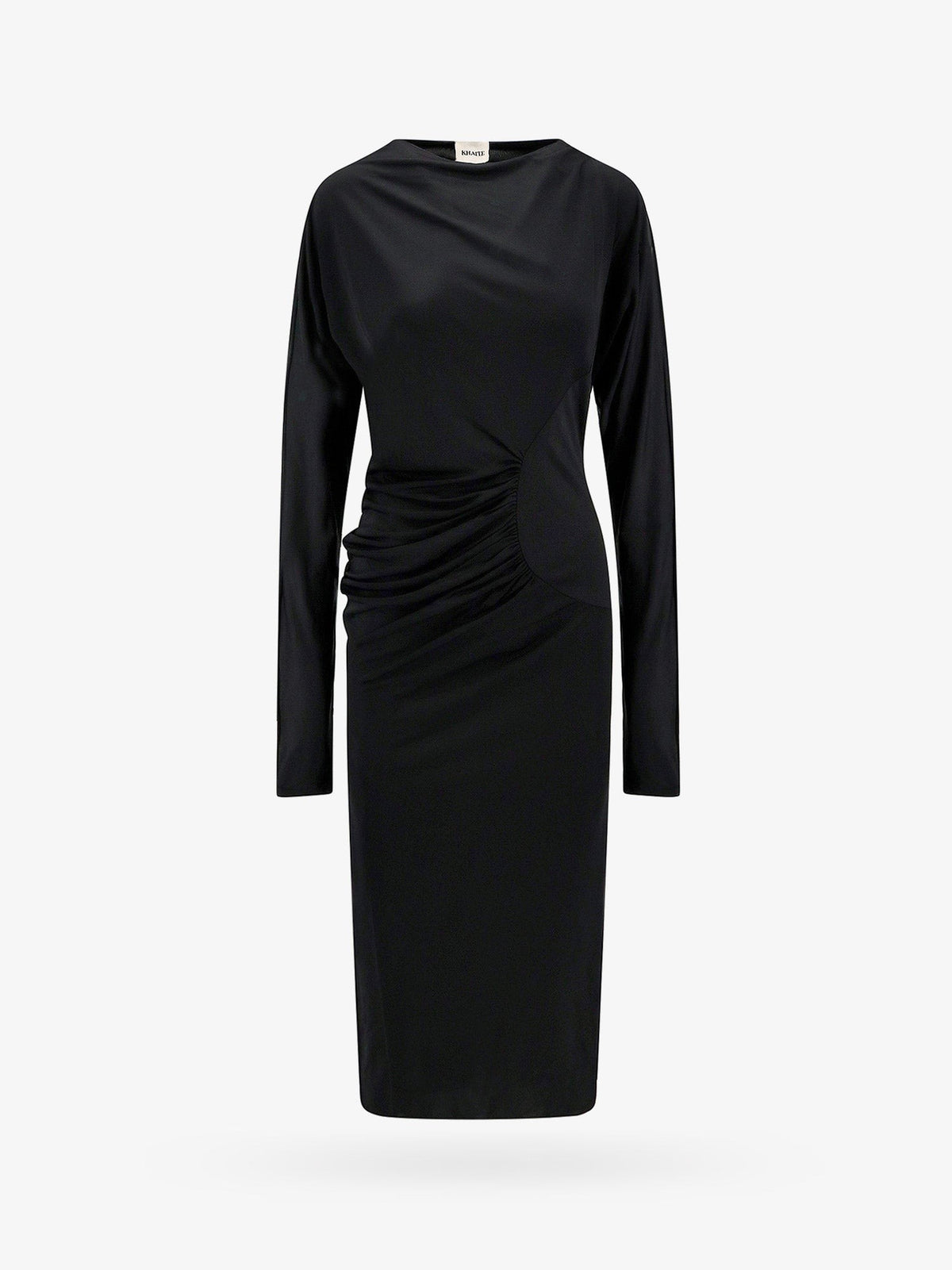 Khaite Women's Viscose Long Dress Black