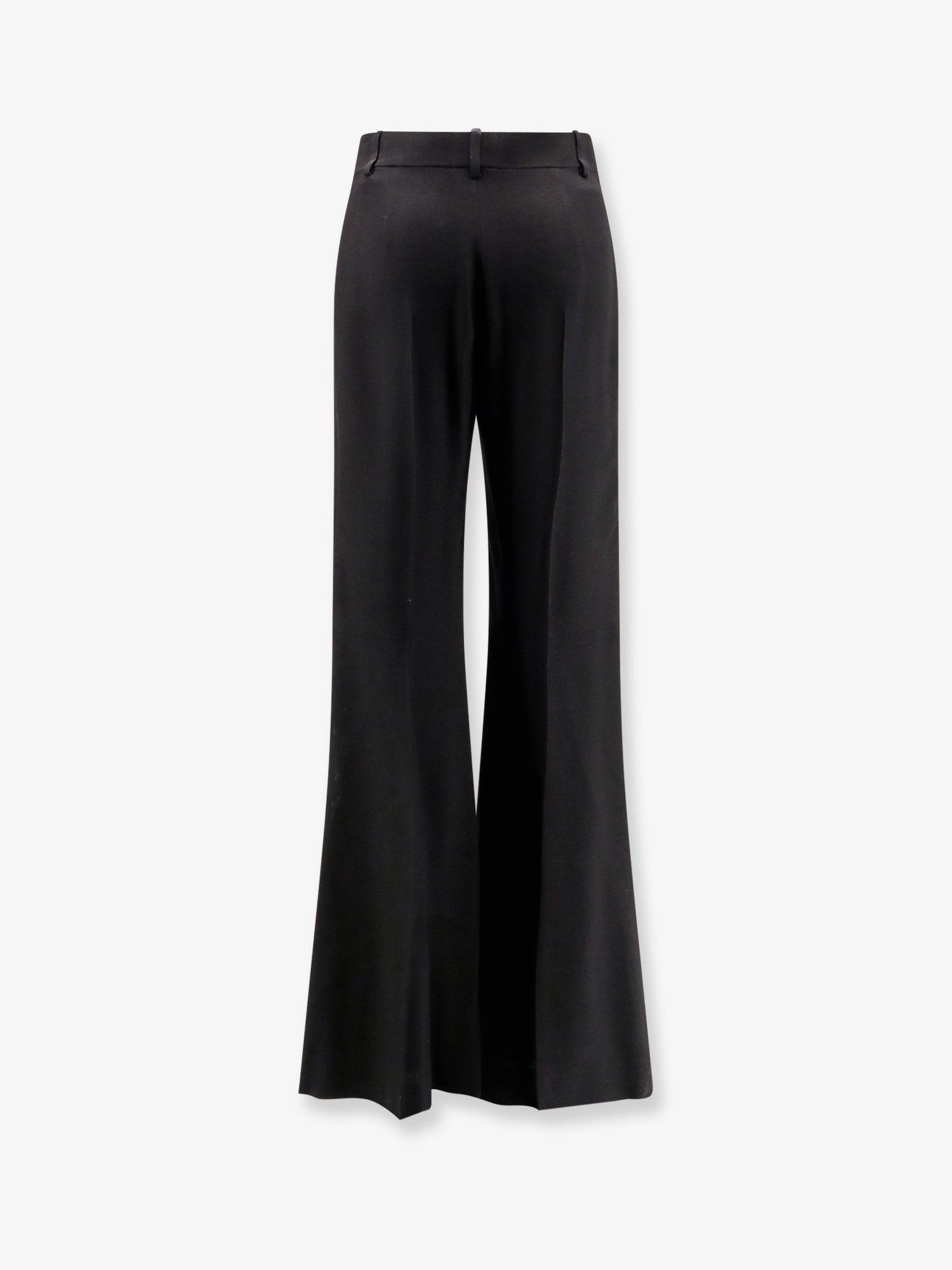 Balenciaga Women's Viscose Trousers Black