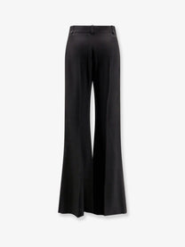 Balenciaga Women's Viscose Trousers Black