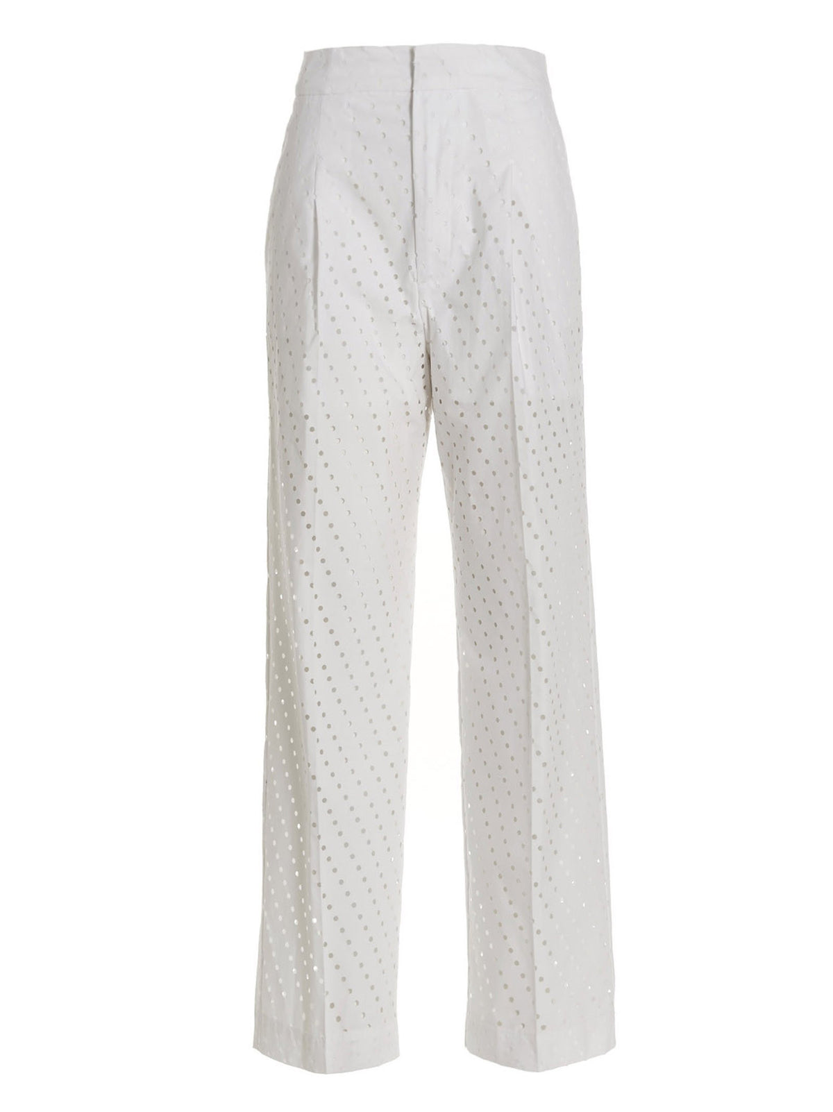 Nude Lucy Visible Button Jeans White