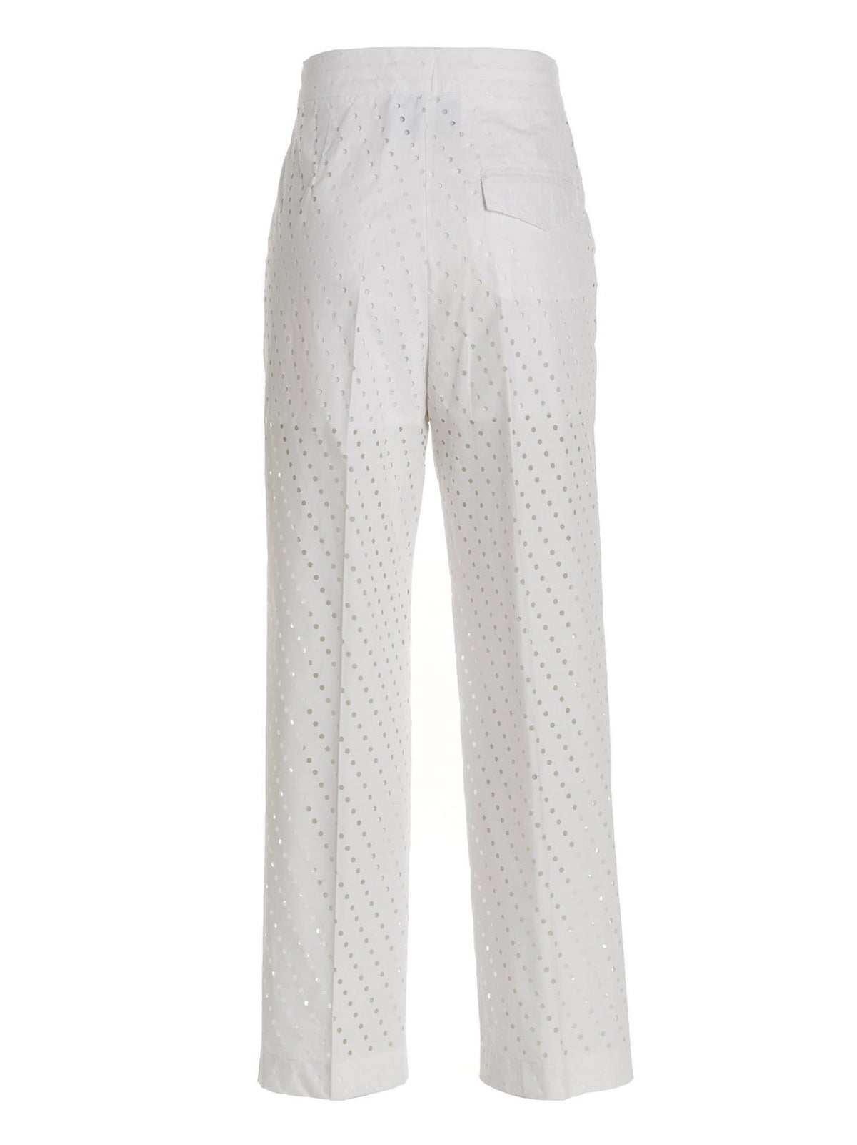 Nude Lucy Visible Button Jeans White