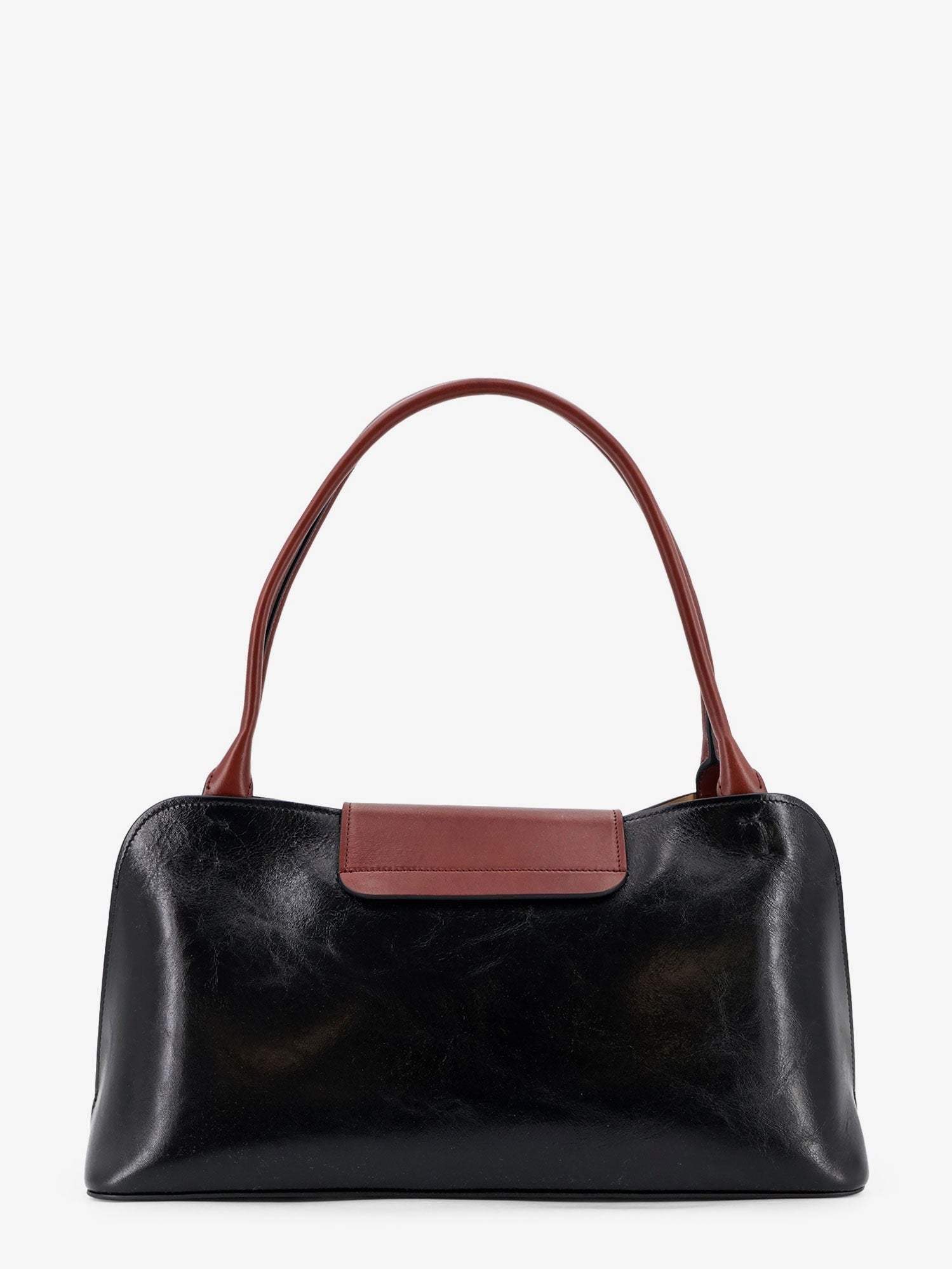 Versace Women's Vivian Leather Shoulder Bag Black