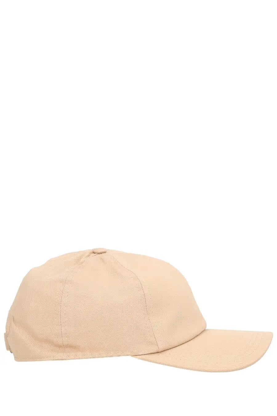 Beige vivienne westwood women’s baseball cap with structured crown and curved brim for casual wear