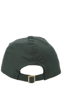 Vivienne Westwood women’s dark green baseball cap with gold-toned buckle and adjustable strap shown from the back