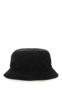 Vivienne Westwood women’s black bucket hat with slightly textured fabric and subtle stitching details