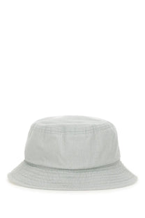 Light gray Vivienne Westwood women’s bucket hat with soft textured fabric and subtle stitching details