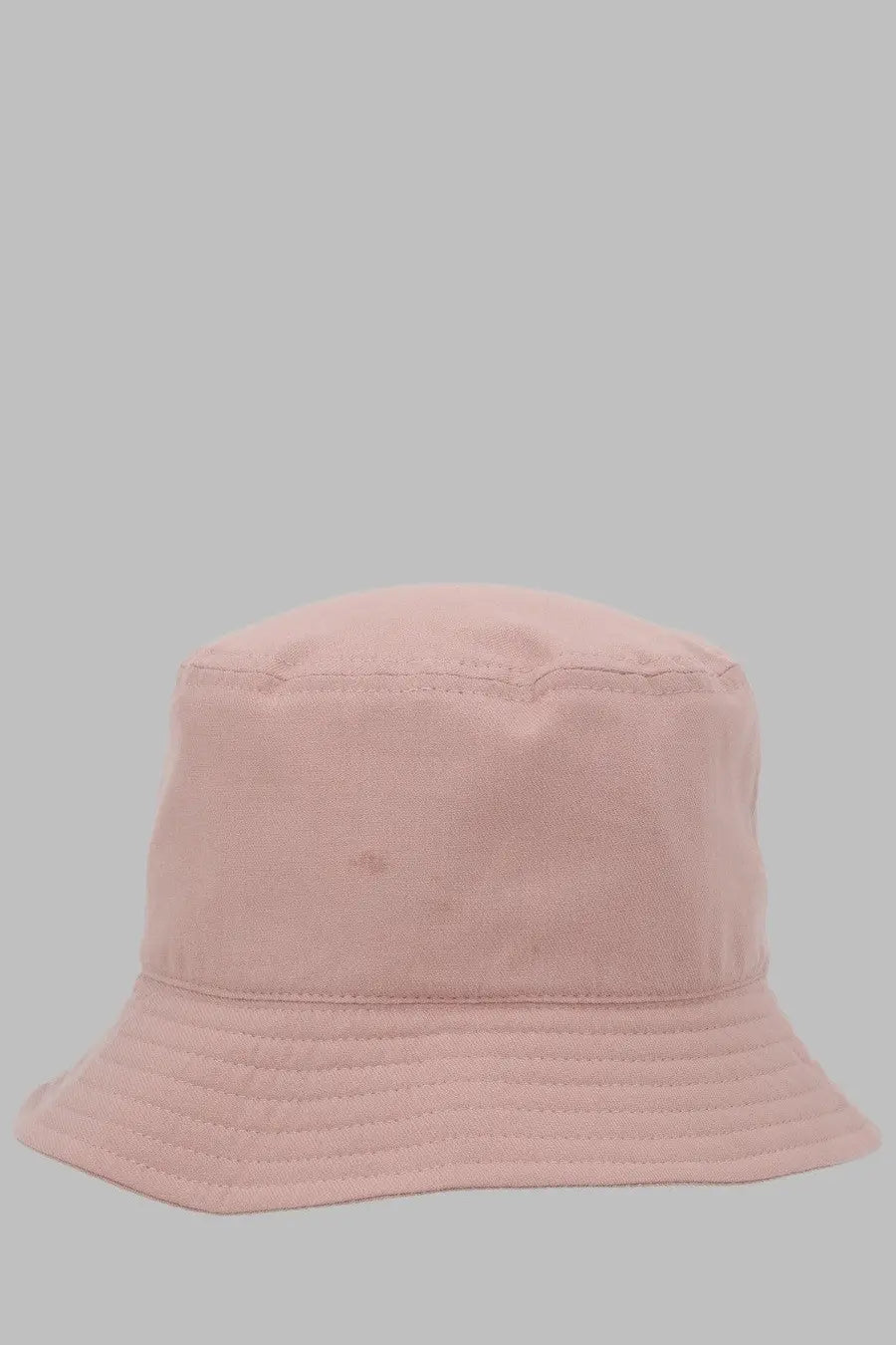 Vivienne Westwood women’s soft pink bucket hat with textured fabric and subtle stitching details