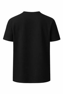 Vivienne Westwood women’s black short-sleeved crew neck cotton t-shirt with orb logo on front