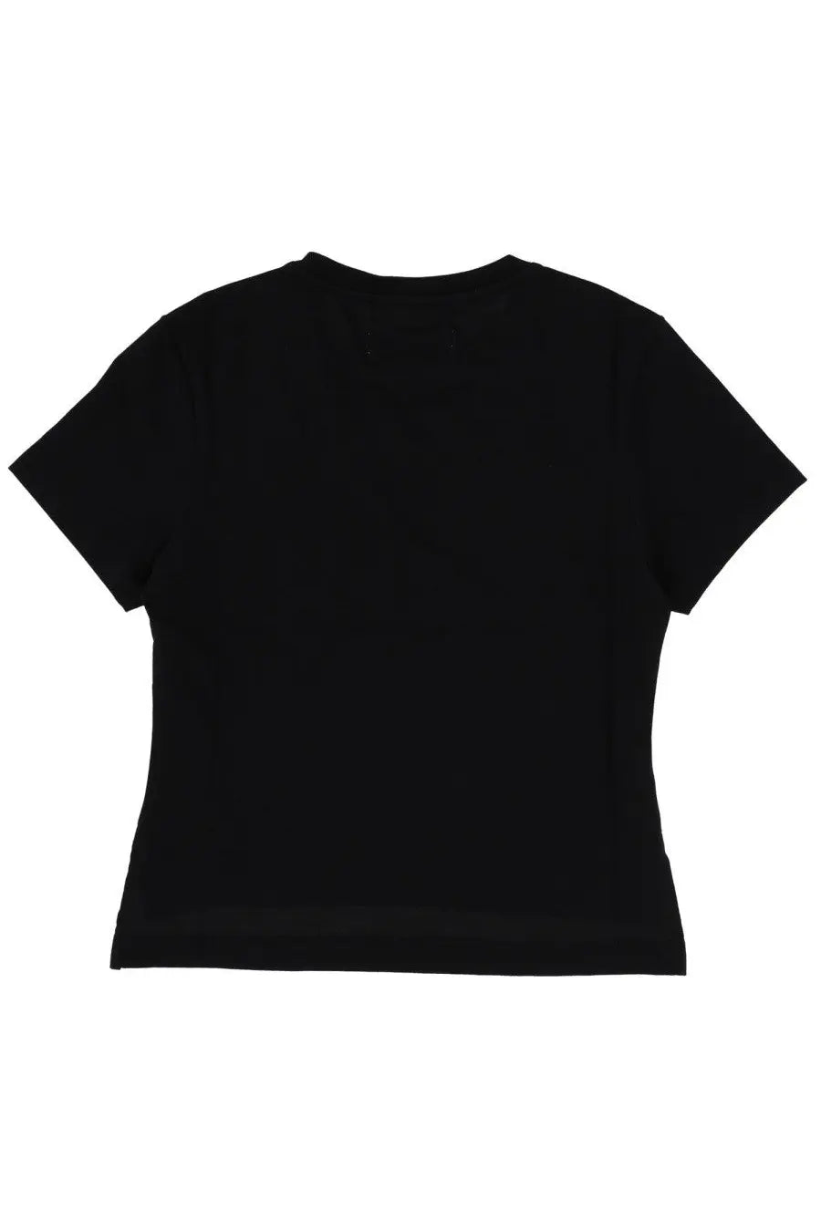 Vivienne Westwood women’s black short-sleeved cotton t-shirt with a simple crew neck design Paris orb mini shirt