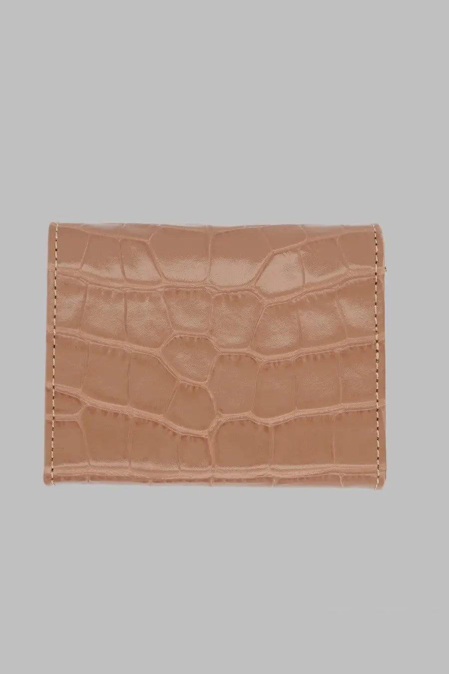 Beige crocodile-embossed leather wallet with tan stitching vivienne westwood womens portafoglio orb clasp brown