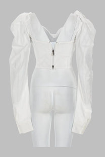 Vivienne Westwood Women's Top Corsetto Sunday White