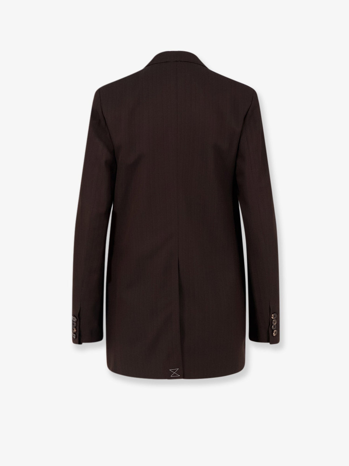 Dries Van Noten Women's Voles Striped Viscose Blazer Brown