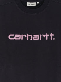 Carhartt Wip Women's Carhartt Cotton Blend Sweatshirt Black