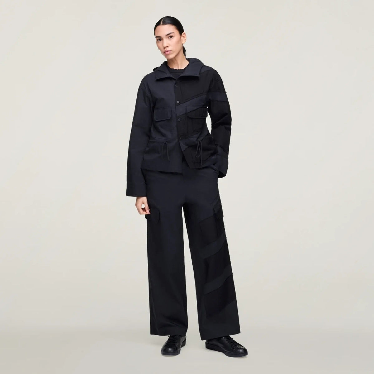Adidas Y3 Women's Hooded Jkt Black Black