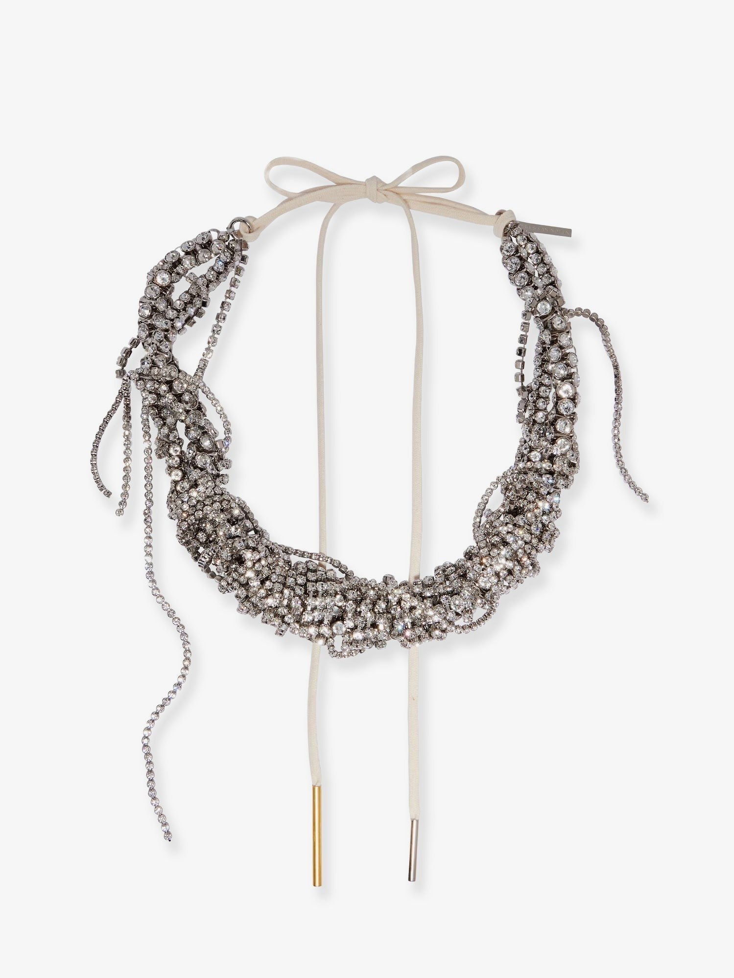 Dries Van Noten Women's Brass Necklace Silver