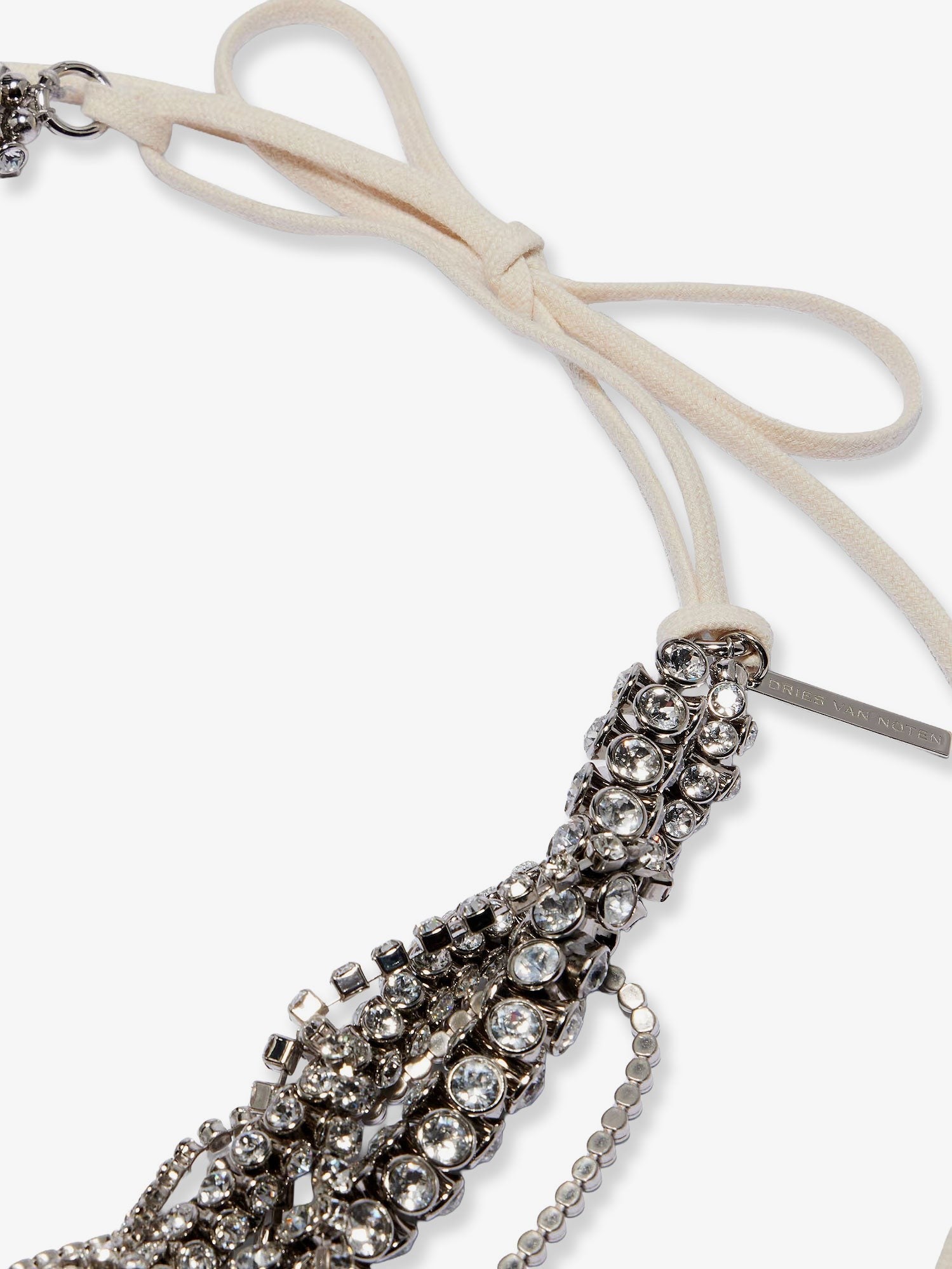 Dries Van Noten Women's Brass Necklace Silver