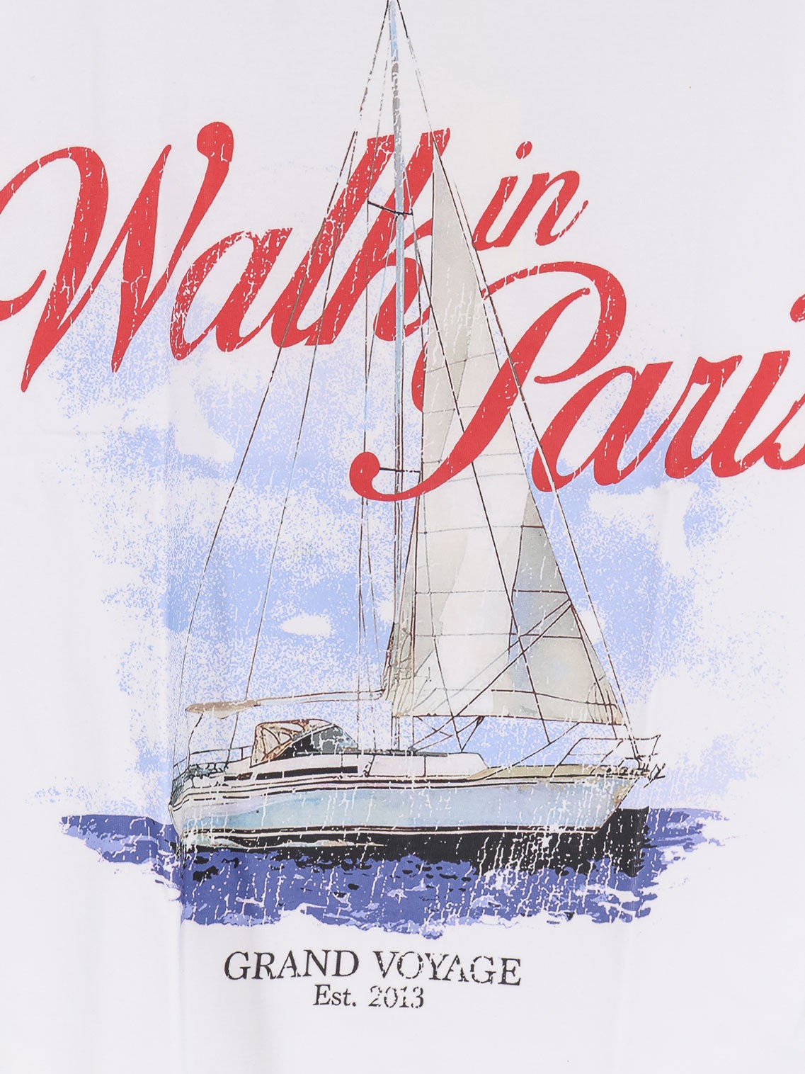 Walk In Paris Men's Walk in Paris Grand Voyage Cotton Shirt White