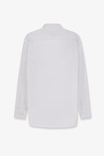 Walk in paris men’s classic cotton shirt white with long sleeves, button-down front, classic collar, and finished cuffs