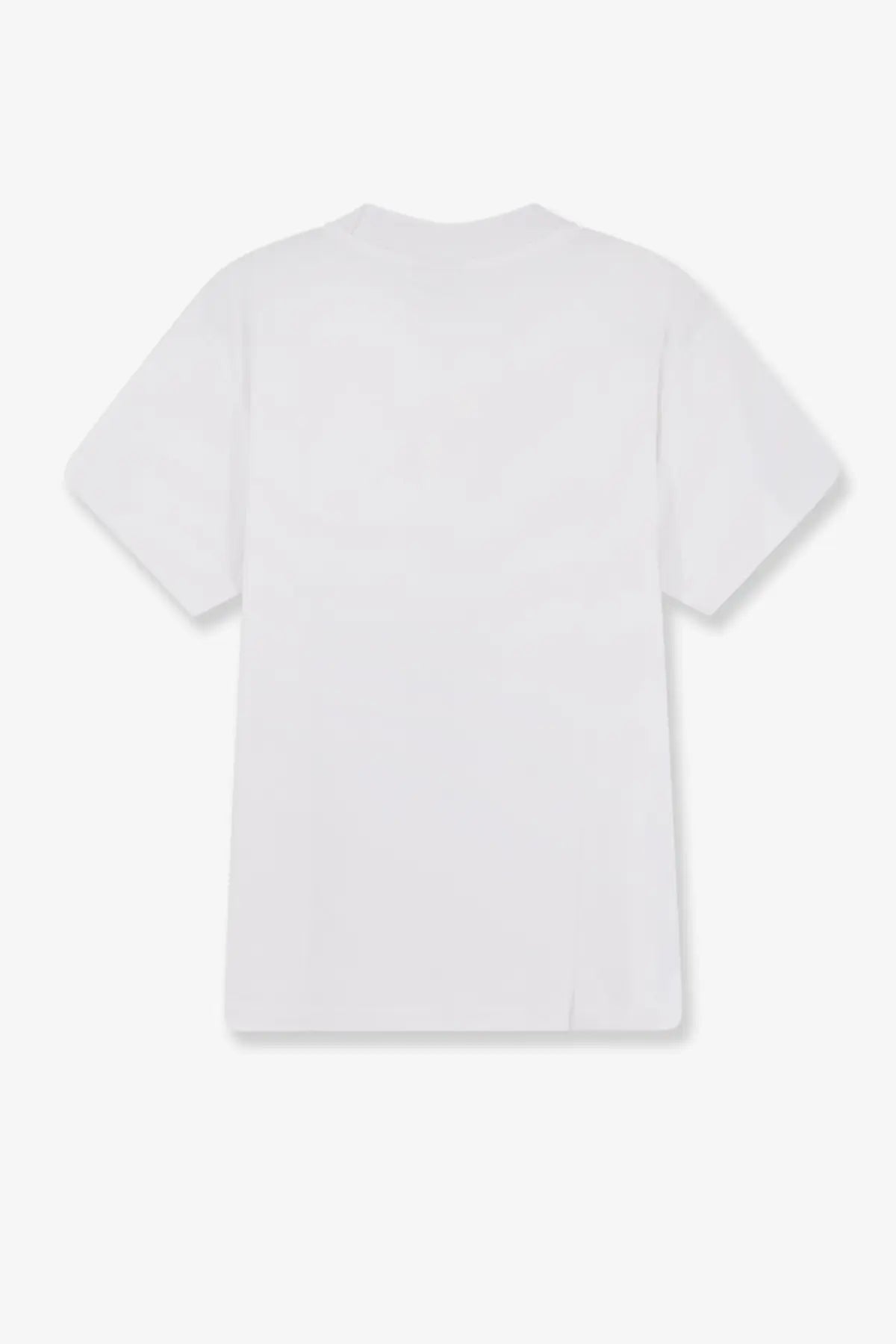 Walk in paris men’s white cotton t-shirt with simple minimalist design front view