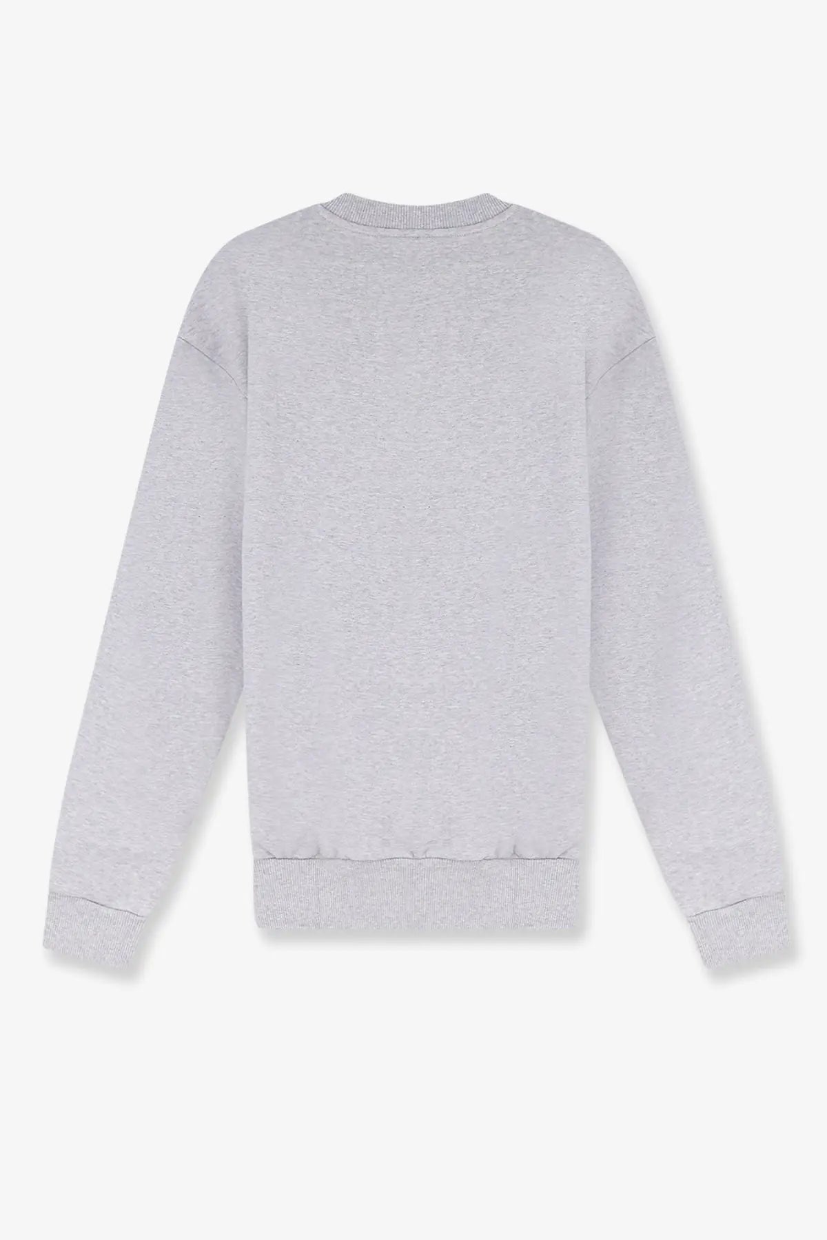 Walk in paris men’s sweatshirt grey heather gray long-sleeved with ribbed cuffs and hem in soft fabric
