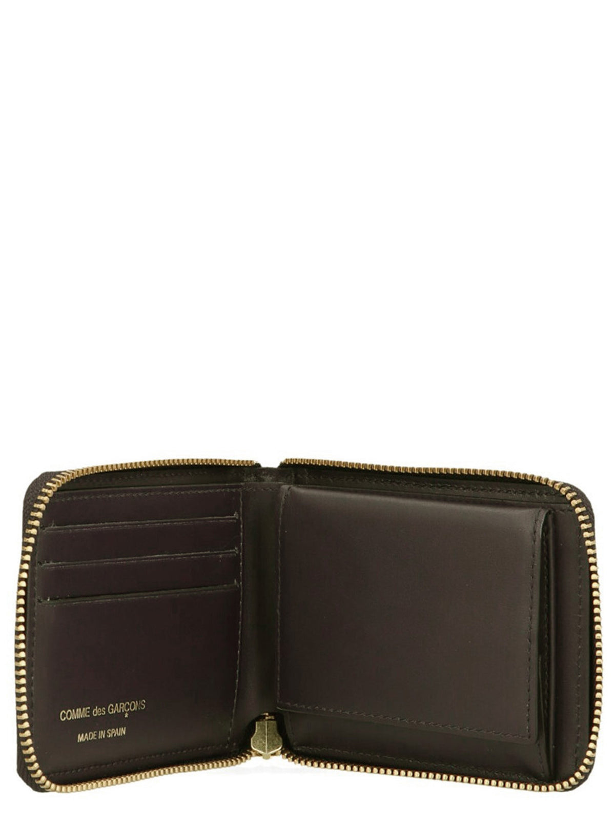 Comme Des Garcons Wallet Wallet Classic Leather Line Brown