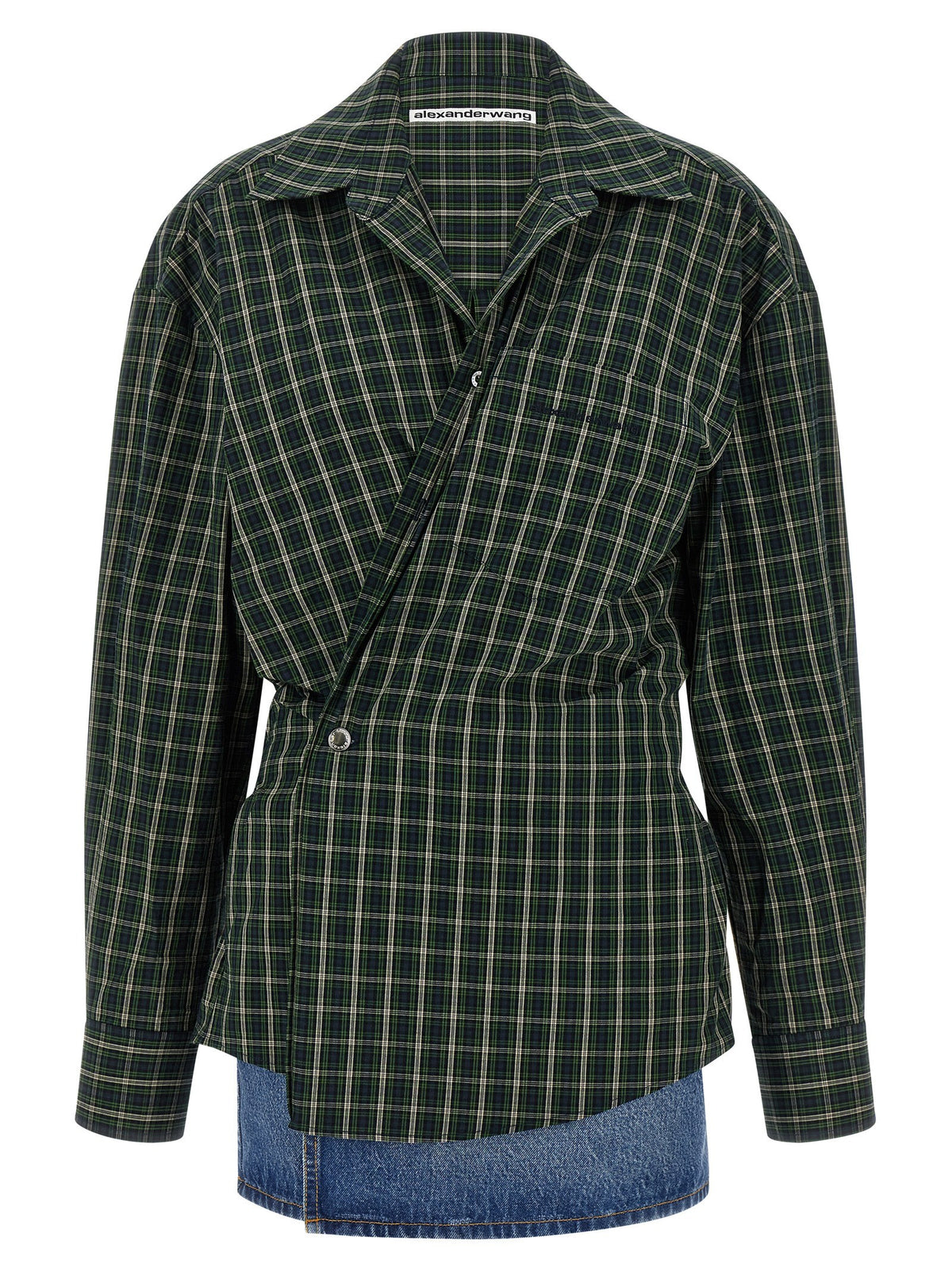 alexanderwang Wallet Shirt Dress Green