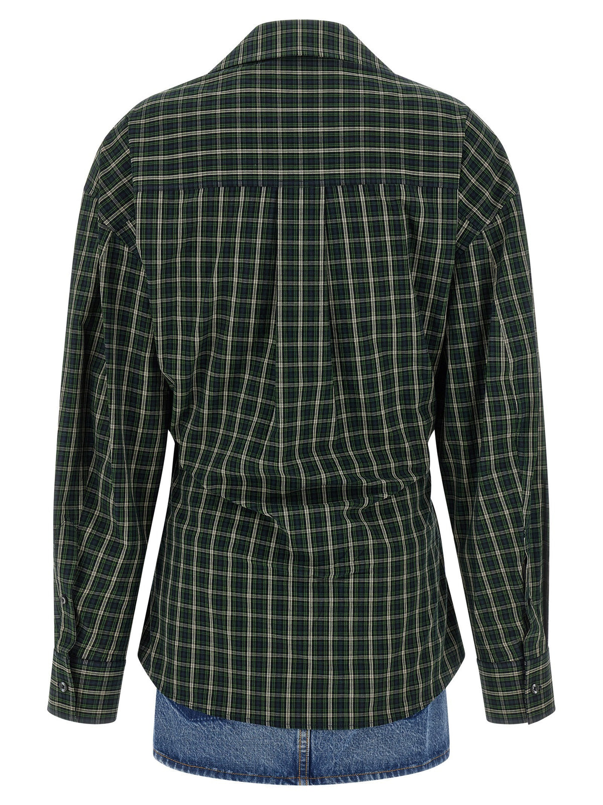 alexanderwang Wallet Shirt Dress Green