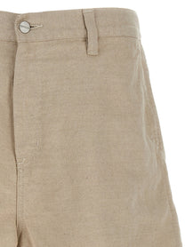 Carhartt Wip Walter Single Knee Bermuda Shorts Beige
