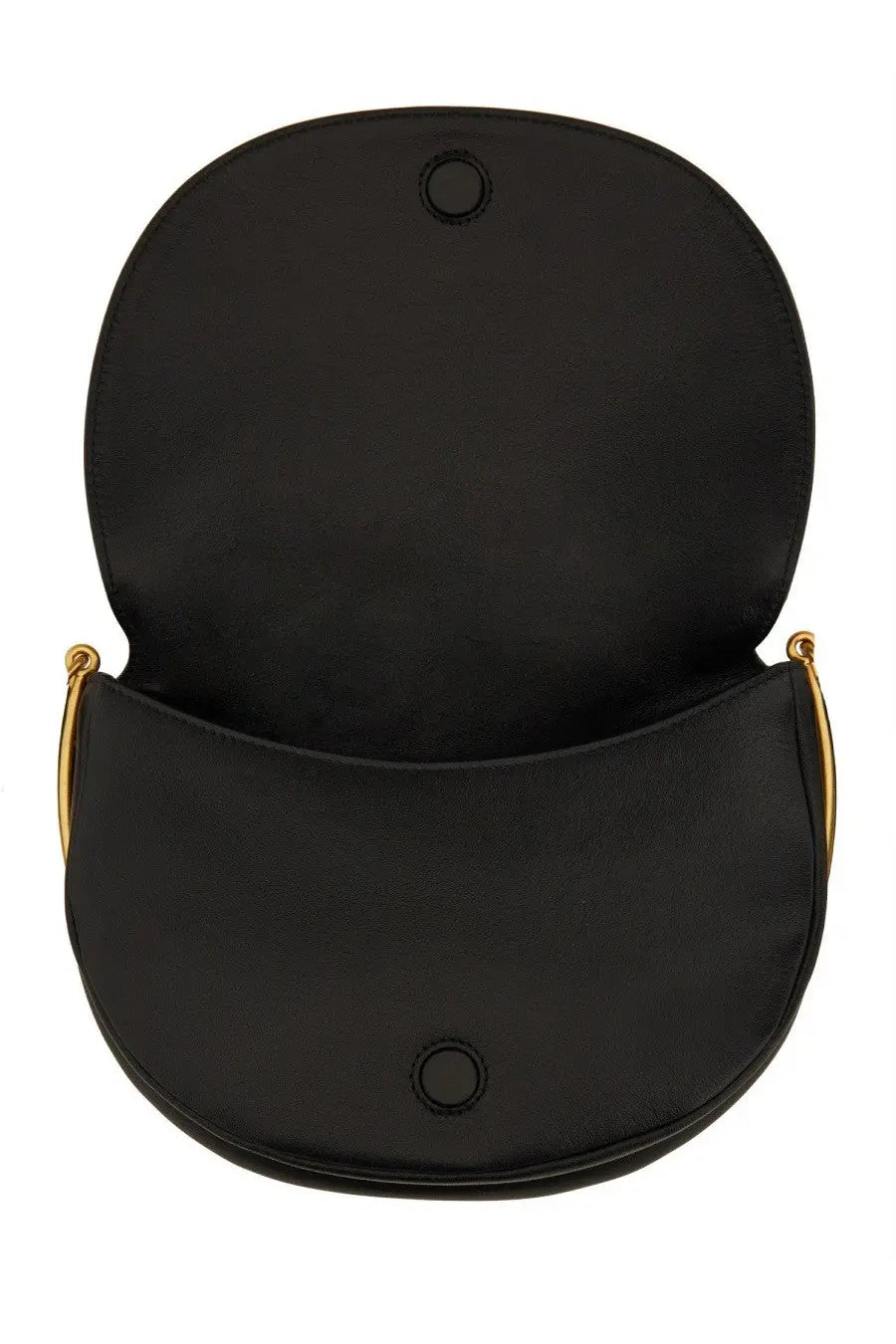 Wandler women’s kate bag black leather crossbody bag with gold tone hardware and minimalist design