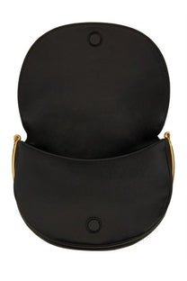 Wandler women’s kate bag black leather crossbody bag with gold tone hardware and minimalist design