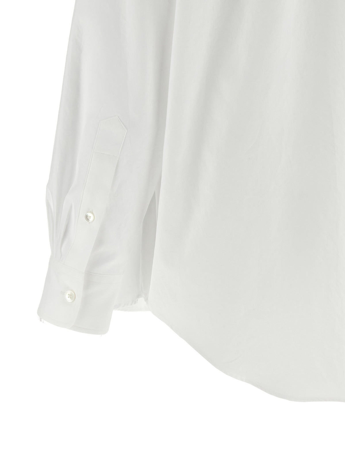 AURALEE Washed Finx Twill Shirt White