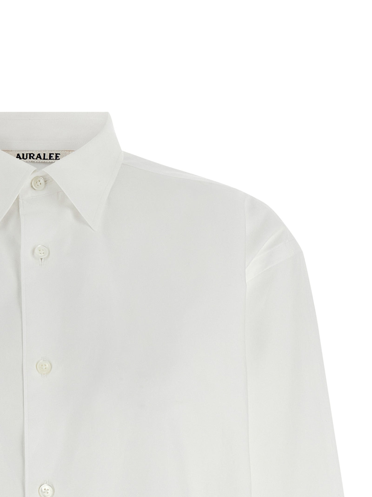AURALEE Washed Finx Twill Shirt White
