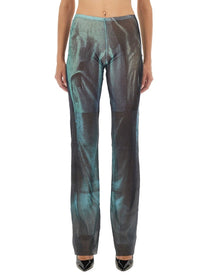Jean Paul Gaultier Women's Water Mesh Pants Blue