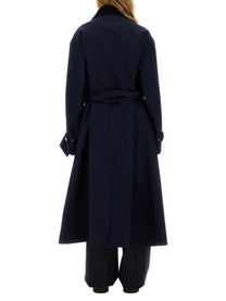 Ami Paris Unisex Waterproof Coat Blue