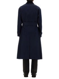 Ami Paris Unisex Waterproof Coat Blue