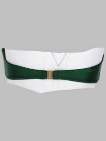 Zimmermann Women's Waverly Flower Bandeau Bra Green