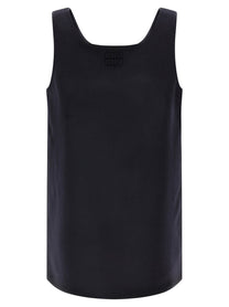 Miu Miu Waxed Double Wool Dress Blue